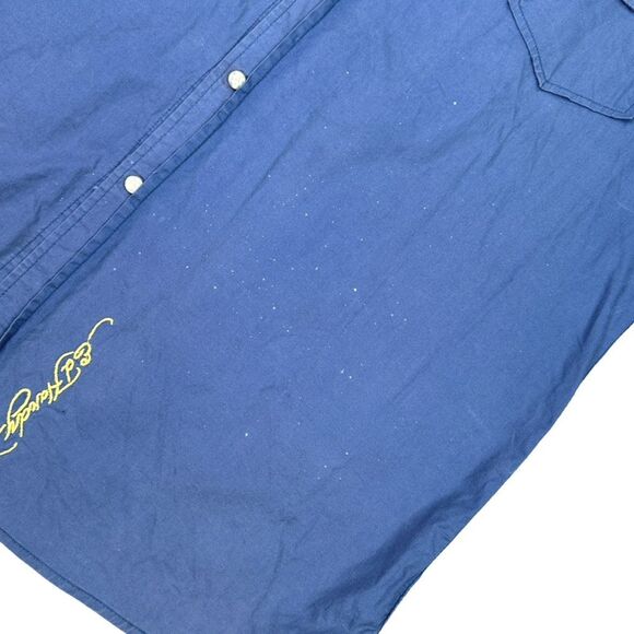 Vintage Y2K Ed Hardy x Christian Audigier Embroidered Dress Shirt - Size XXL - Picture 8 of 9